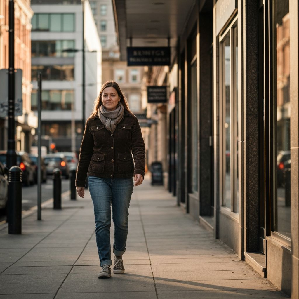 Person bei alltäglichen Aktivitäten